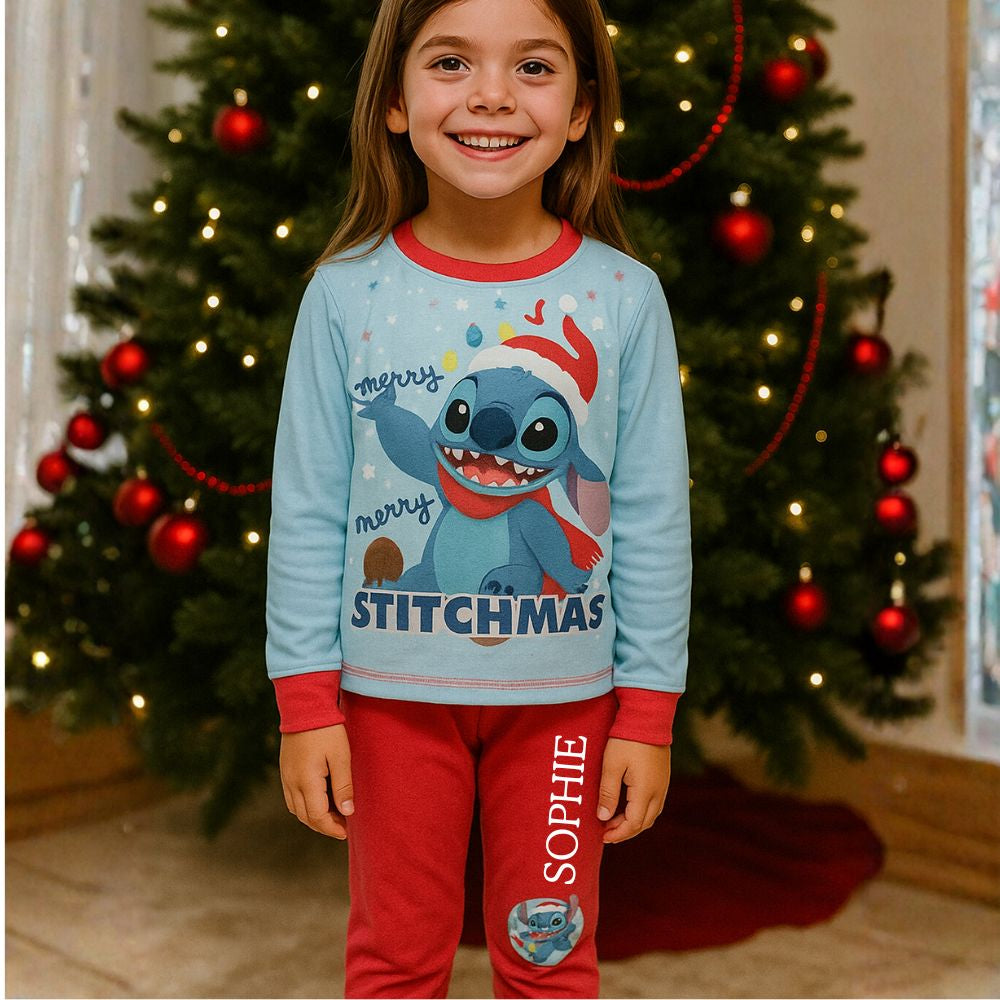 Merry Stitchmas Official Christmas Pyjamas (1-5 Years)