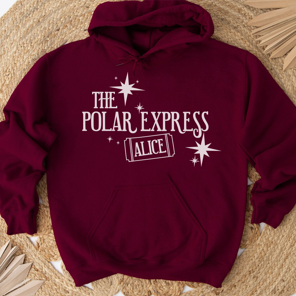 The Polar Express Personalised Kids Hoodie