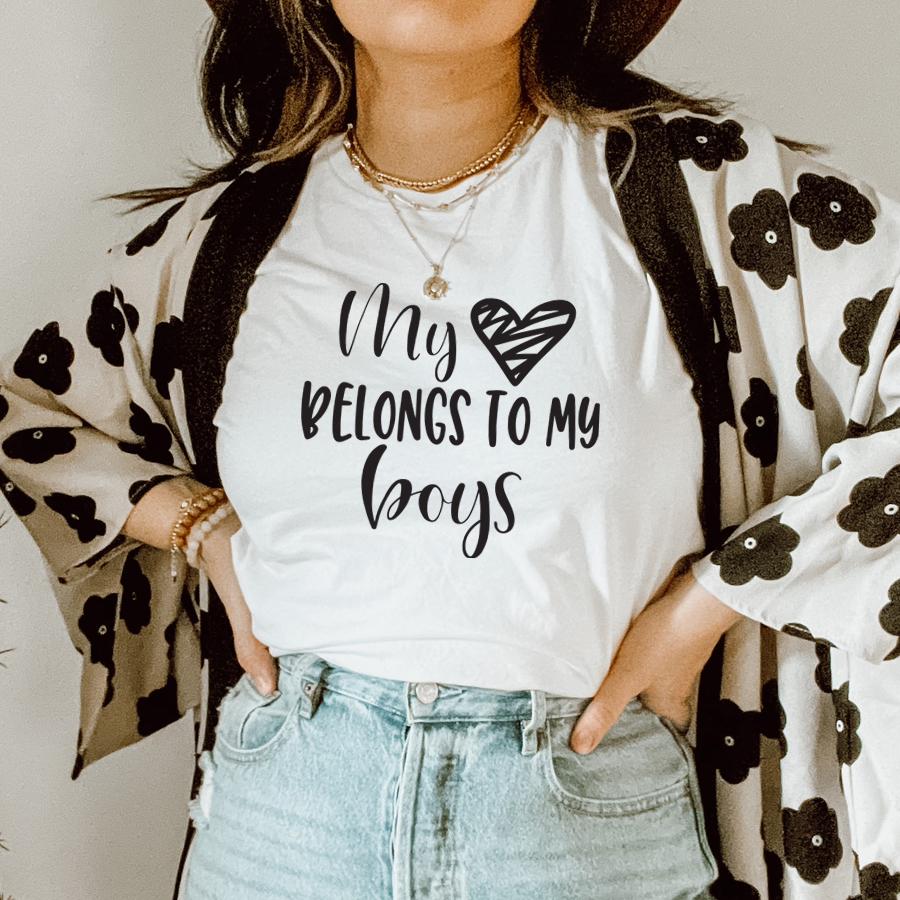 My Heart Belongs To Boys T-Shirt