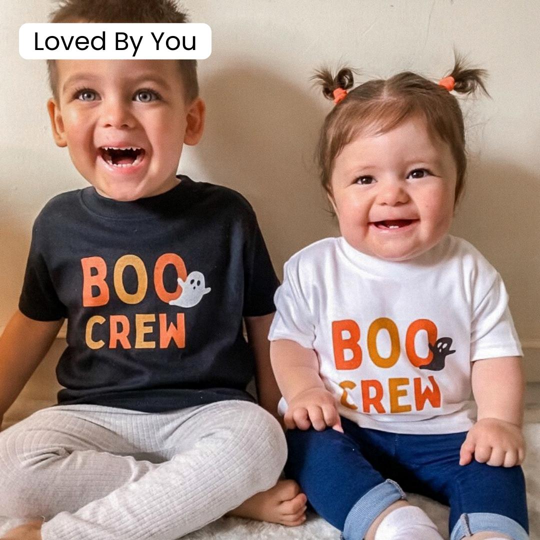 Boo Crew Ghost Matching Halloween T-Shirts