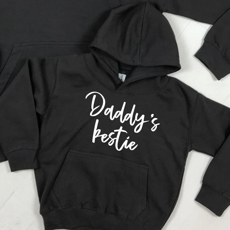 Daddy & Daddy's Bestie Chelsea Script Hoodies (MRK X)