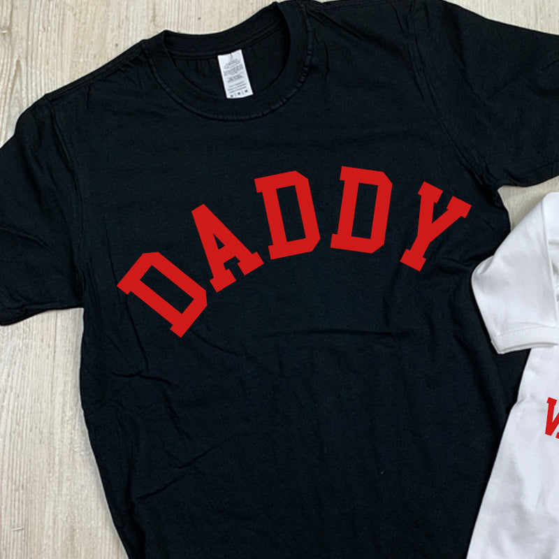 Daddy & Daddy's Little Valentine Matching T-Shirt/Romper (MRK X)