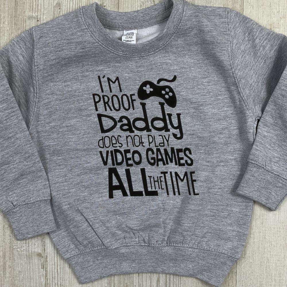 Daddy Video Games Crew Sweater (MRK X)