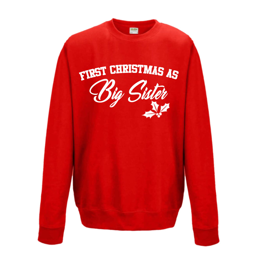 First Christmas As Sister Sweatshirt & Romper (MRK X)