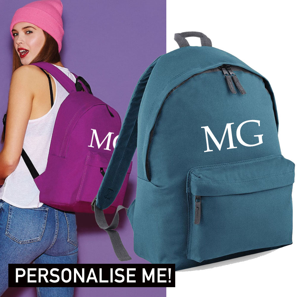Personalised Initial Varsity Regular Backpack (MRK X)