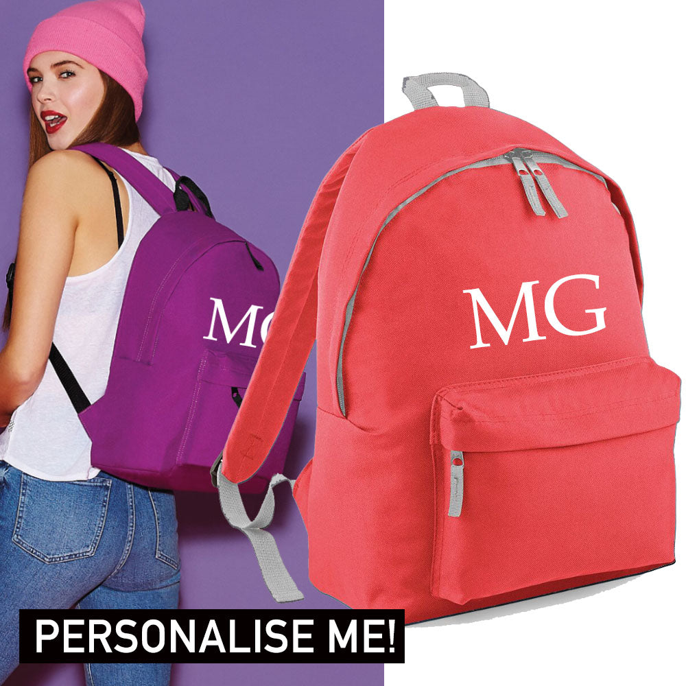 Personalised Initial Varsity Regular Backpack (MRK X)