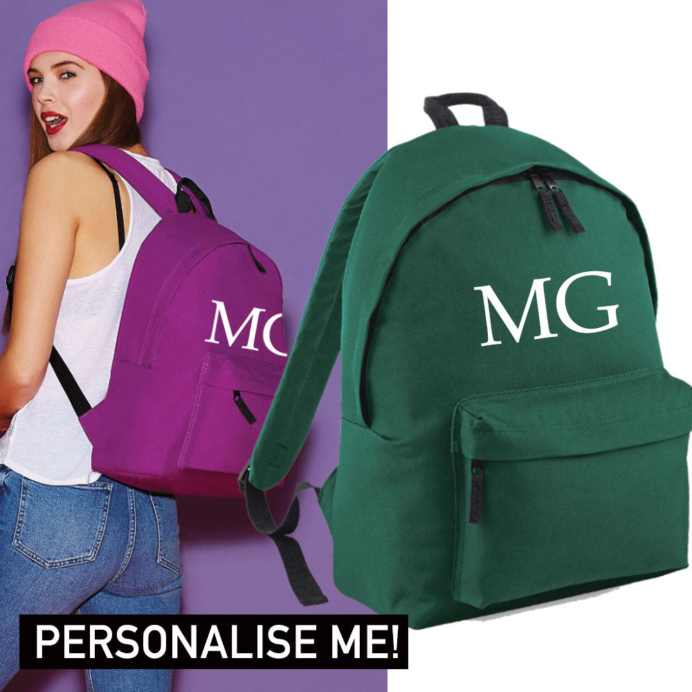 Personalised Initial Varsity Regular Backpack (MRK X)
