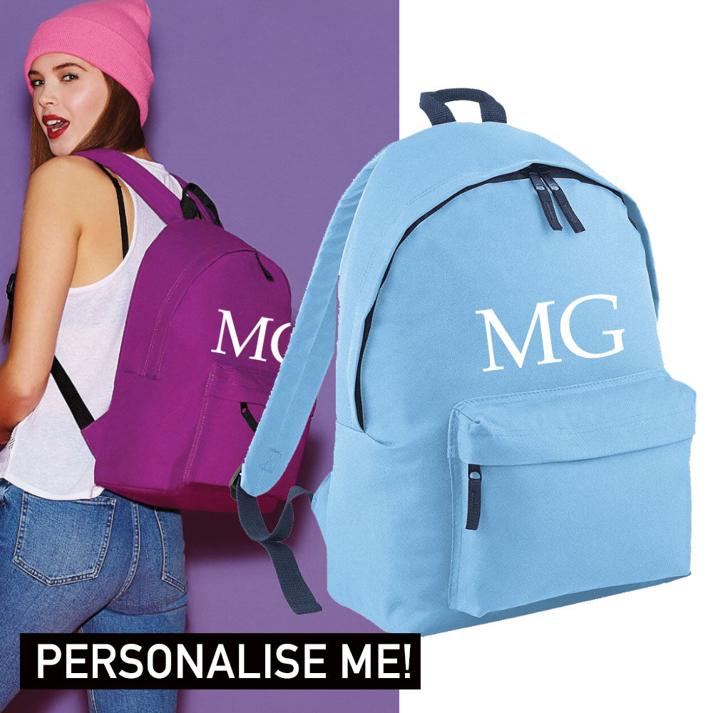 Personalised Initial Varsity Regular Backpack (MRK X)