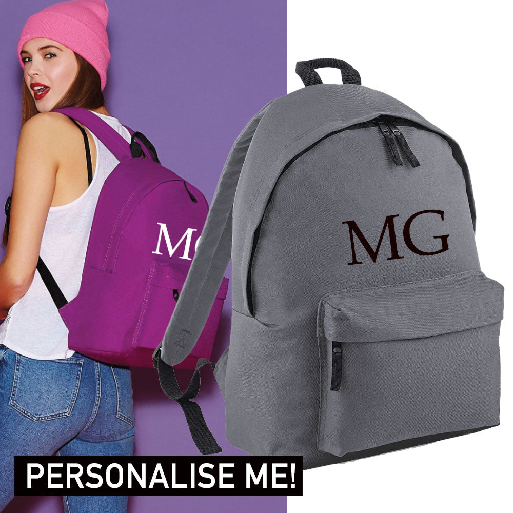 Personalised Initial Varsity Regular Backpack (MRK X)