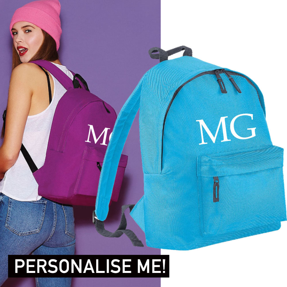 Personalised Initial Varsity Regular Backpack (MRK X)