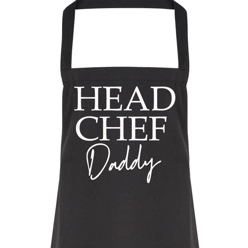 Personalised Daddy & Sous Chef Matching Aprons