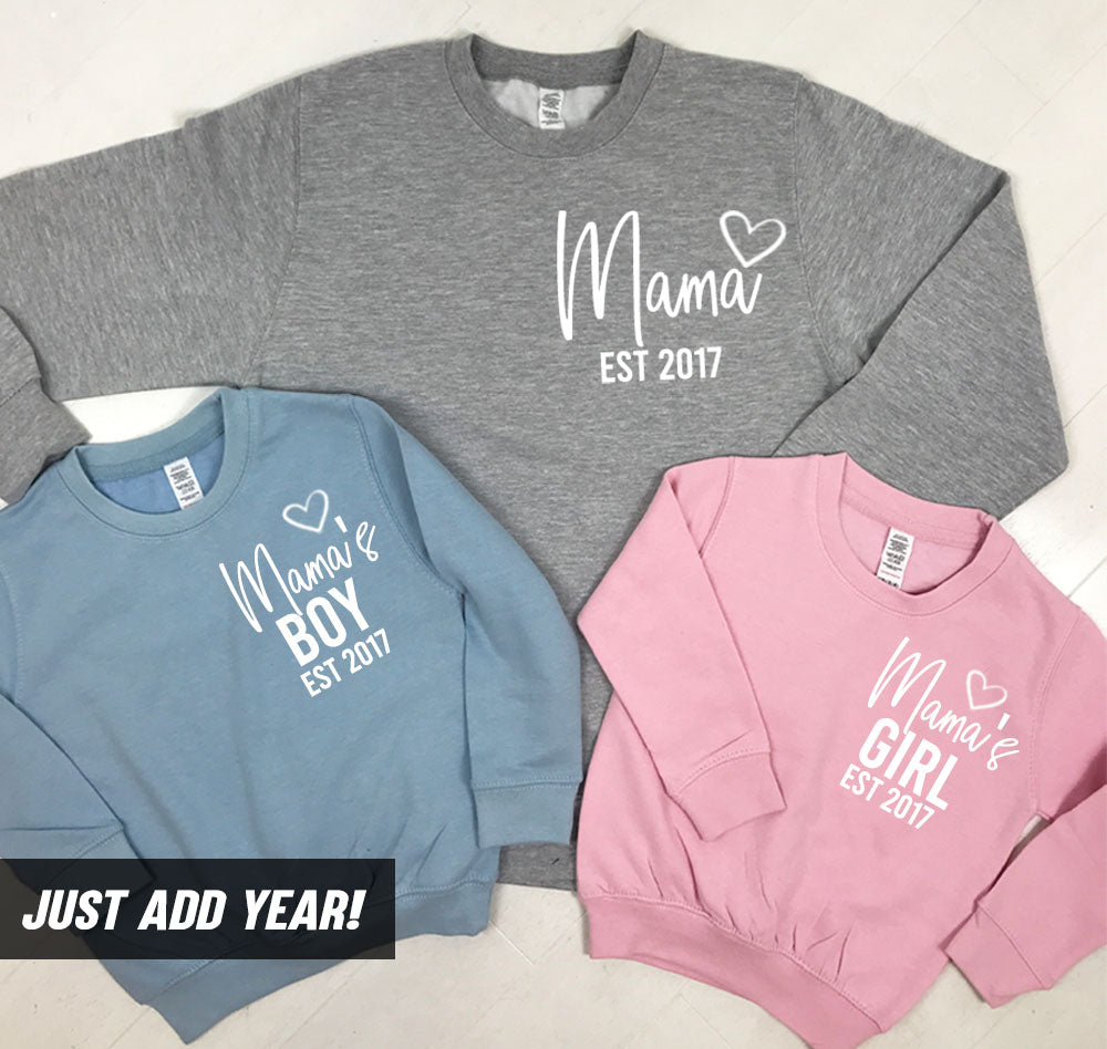 Matching mum and daughter hot sale jumpers