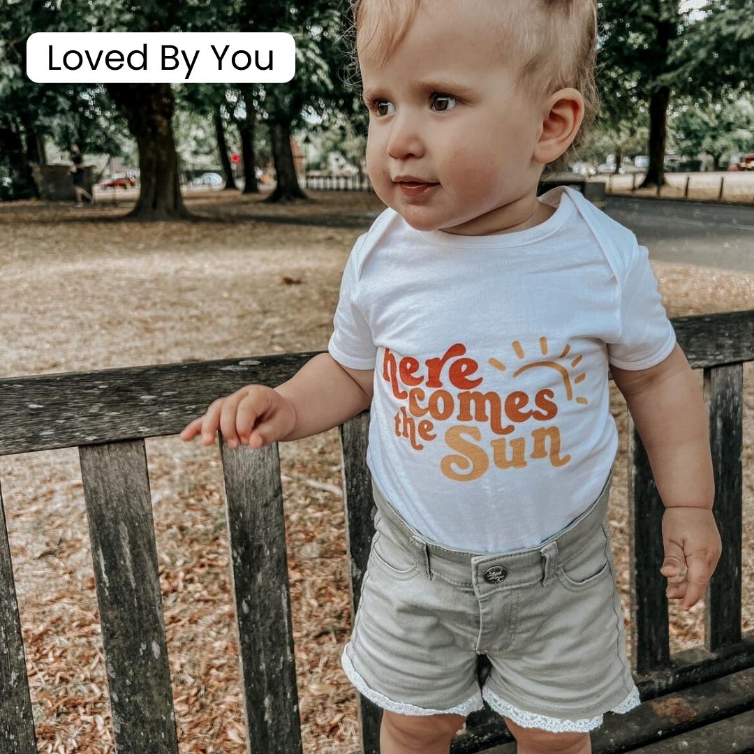 Here Comes The Sun Baby Organic Bodysuit