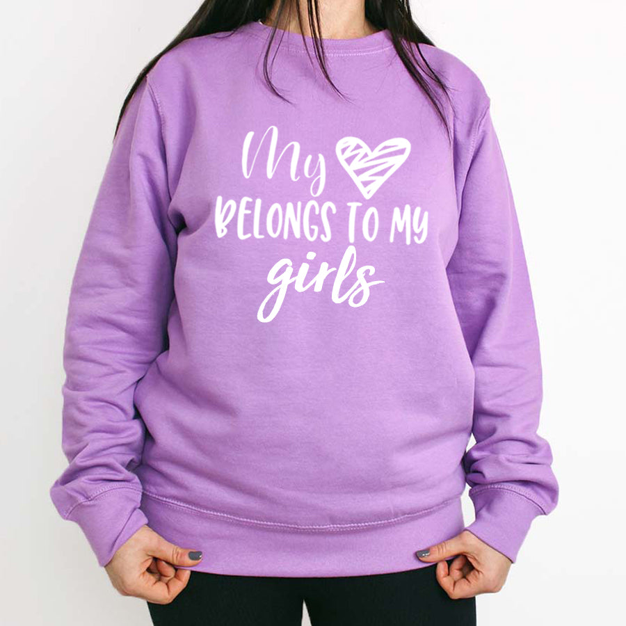 My Heart Belongs To Girls Sweatshirt