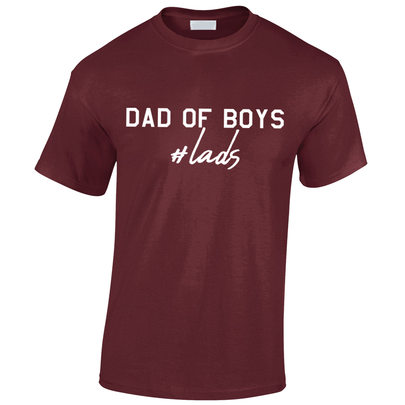 Hashtag Lads- Dad Of Boys & Matching Kids T-Shirts