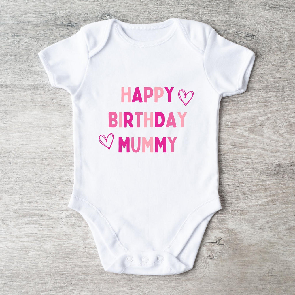 Happy birthday mummy baby clothes hot sale