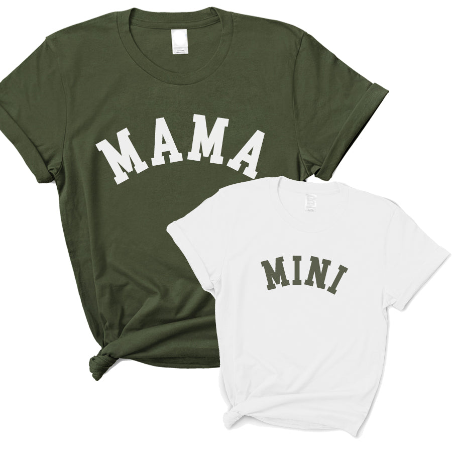 Mama & Mini College Matching T-Shirts
