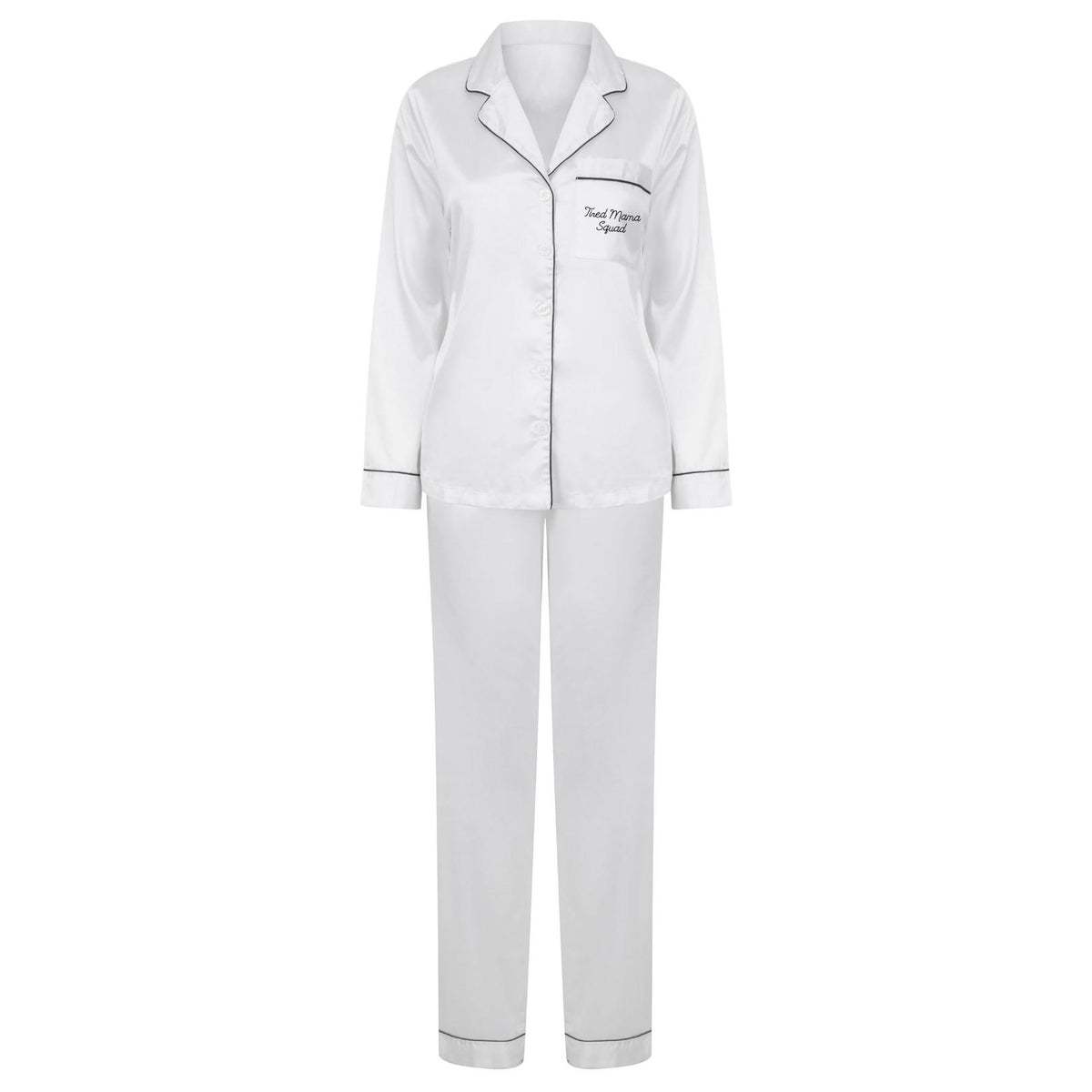 Tired Mama Squad Satin Long Pyjamas – My Rocking Kids