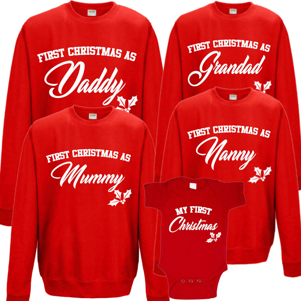 First Family Christmas Sweatshirt & Bodysuit Set (MRK X)