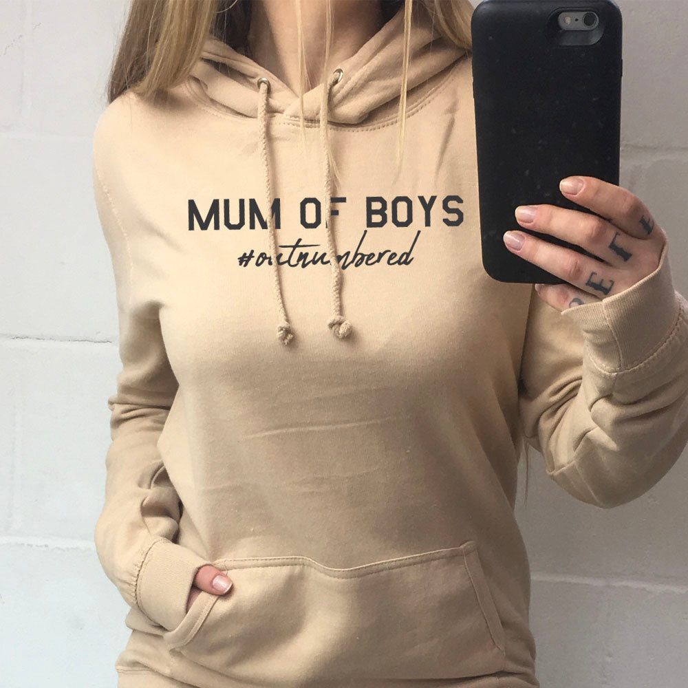 Mum of boys hoodie sales