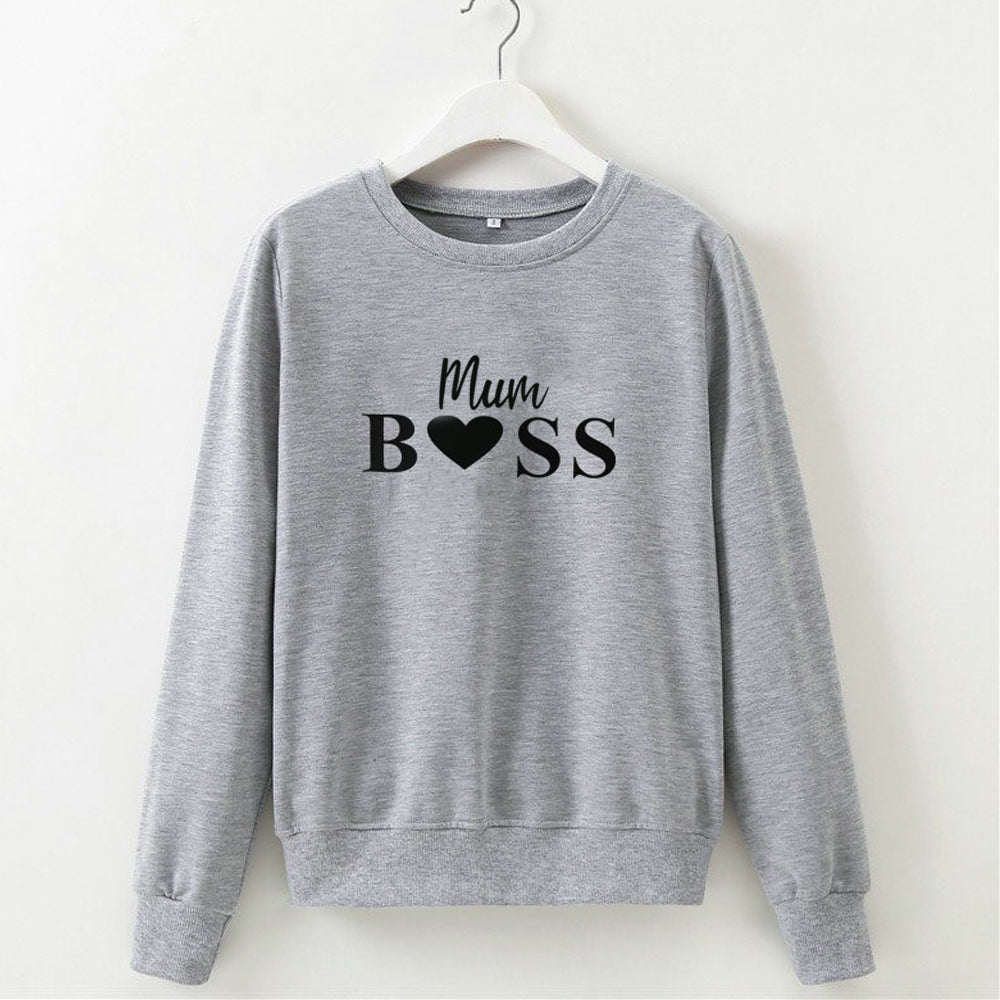 Mum Boss Heart Sweatshirt MRK X My Rocking Kids