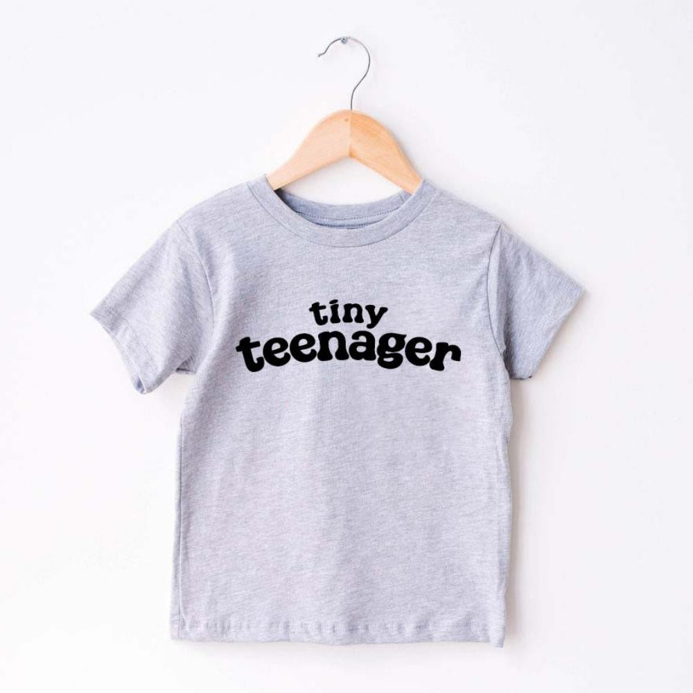 Tiny Teenager Kids Grey T-Shirt