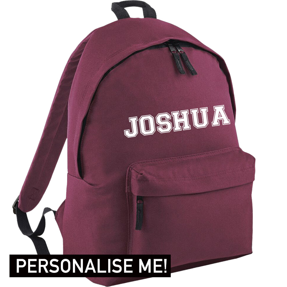 Personalised Name Varsity Junior Backpack (MRK X)