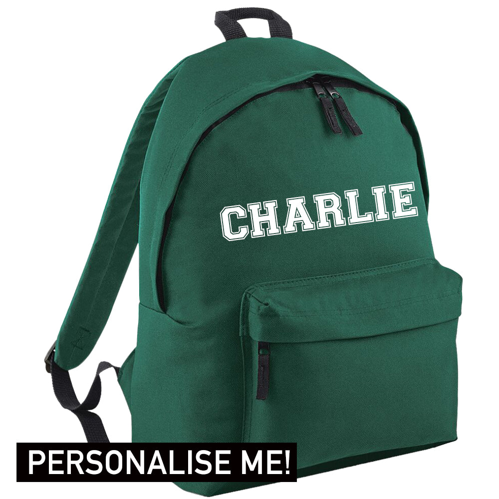 Personalised Name Varsity Junior Backpack (MRK X)