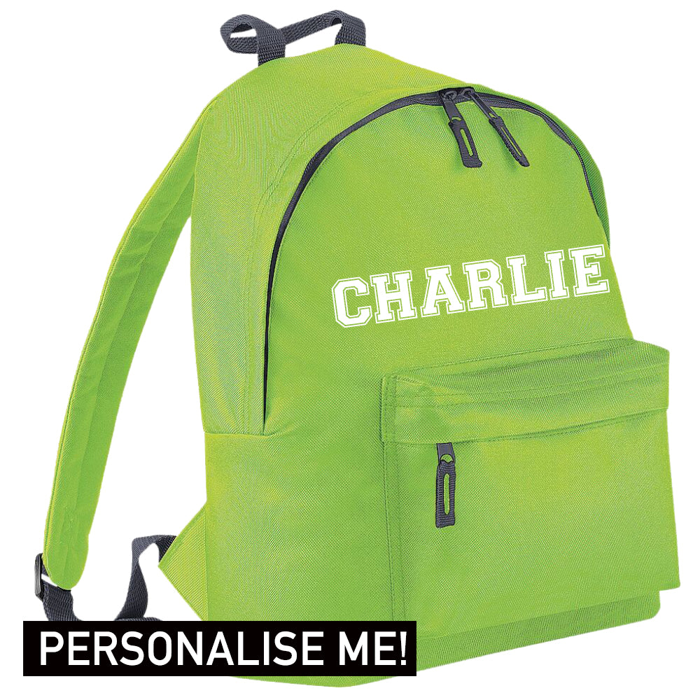 Personalised Name Varsity Junior Backpack (MRK X)