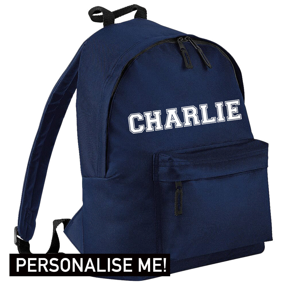 Personalised Name Varsity Junior Backpack (MRK X)