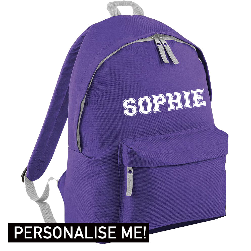Personalised Name Varsity Junior Backpack (MRK X)
