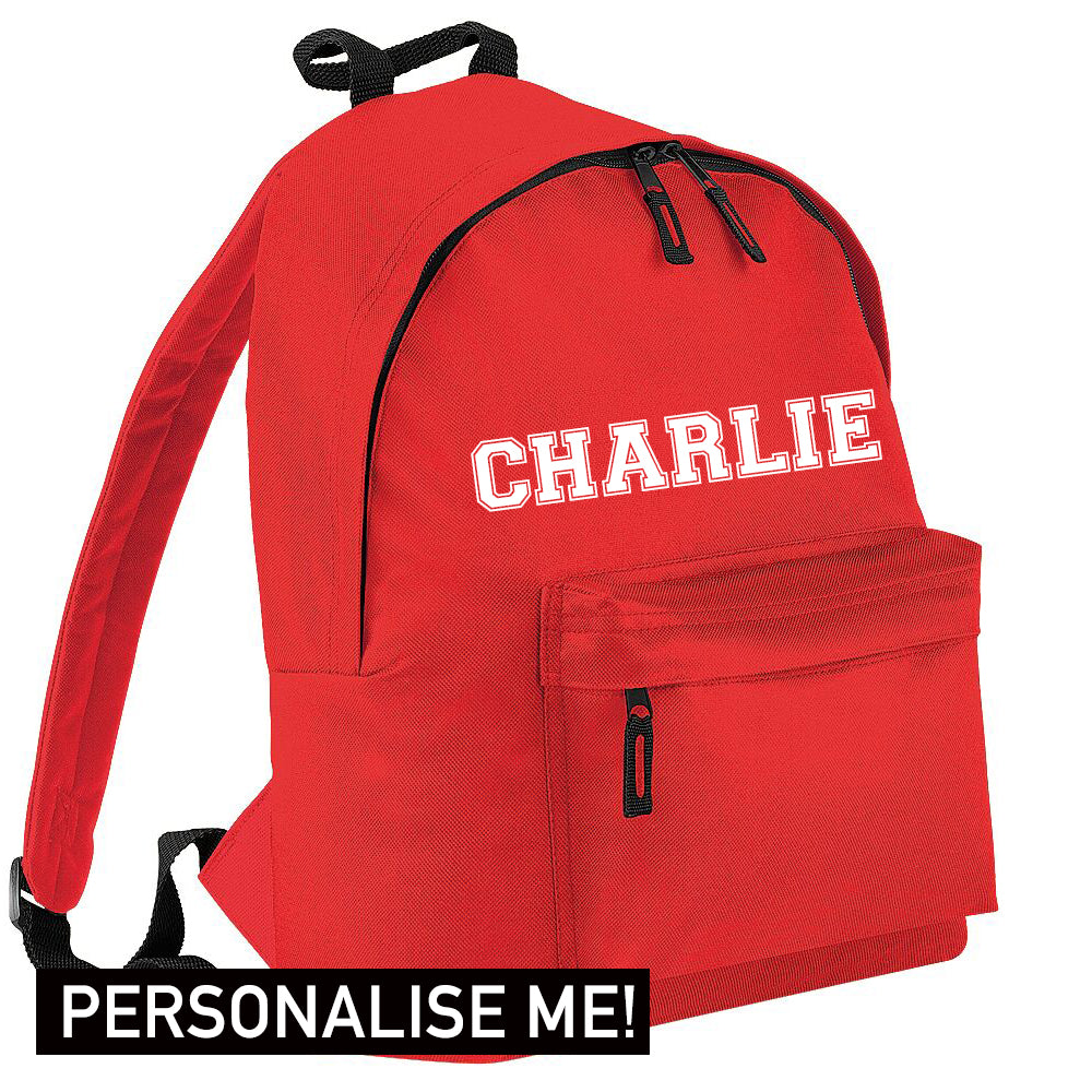 Personalised Name Varsity Junior Backpack (MRK X)