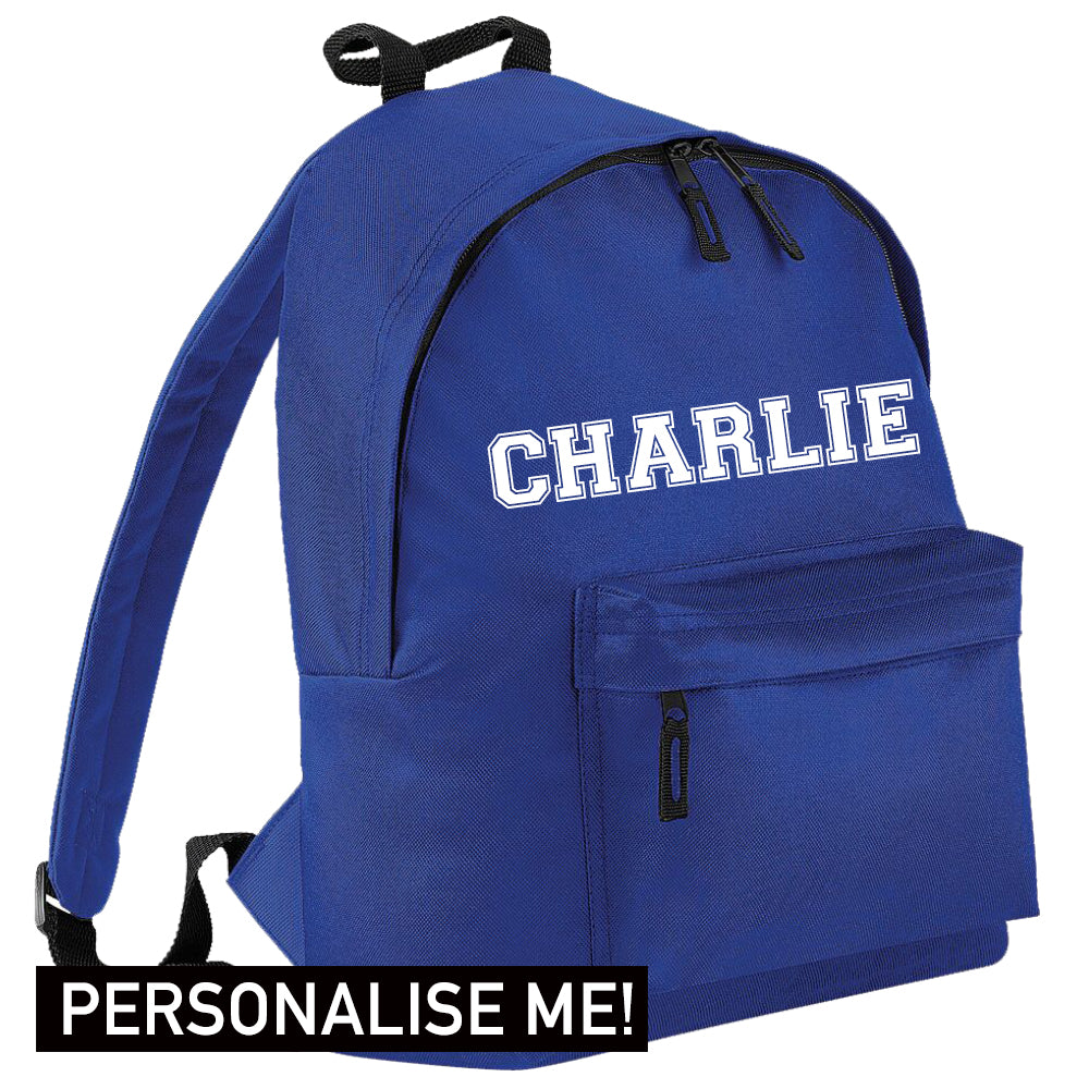 Personalised Name Varsity Junior Backpack (MRK X)