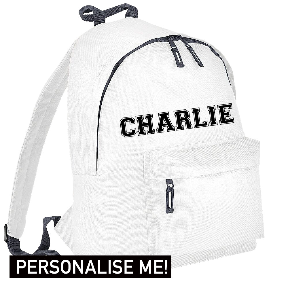 Personalised Name Varsity Junior Backpack (MRK X)