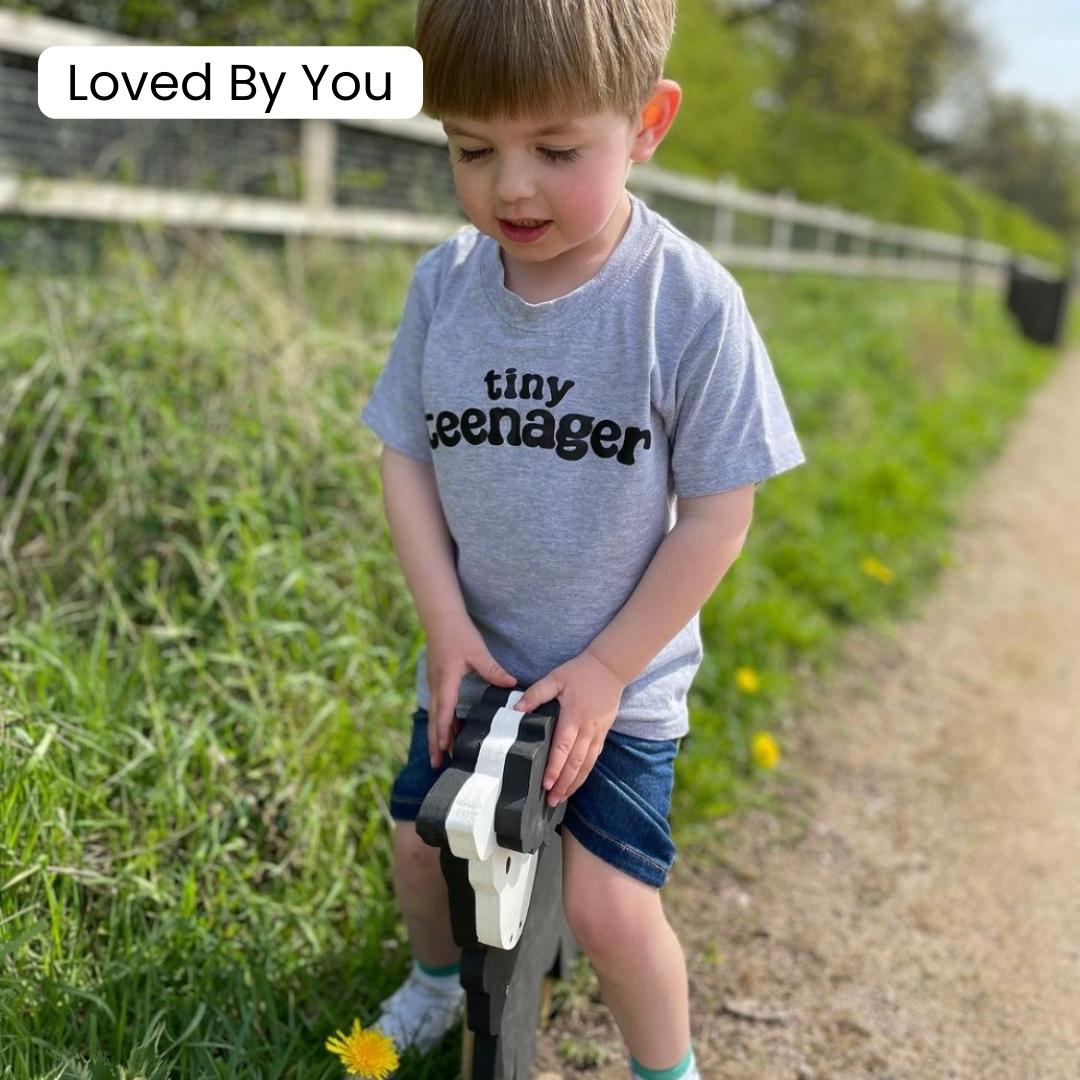 Tiny Teenager Kids Grey T-Shirt